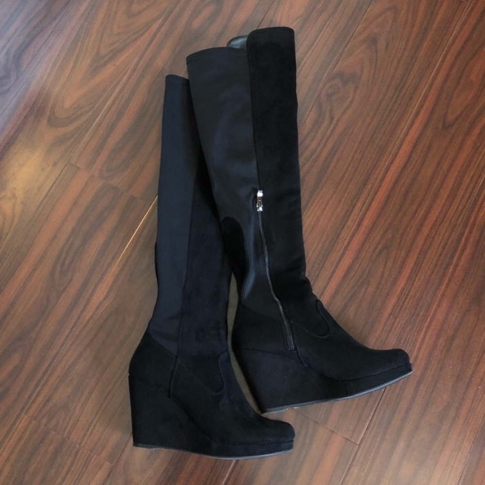 chinese laundry above the knee boots